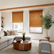 wooden blinds